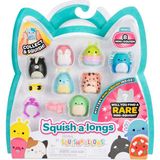 Squishmallows Squish-A-Longs 8 Figür + Yüzük Seti Seri 3 AL0026 Eğlenceli Giyilebilir Hediyelik