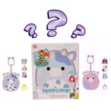 Squishmallows Squish-A-Longs Klipsli Çanta Süsü Ve 3 Figür + Yüzük Sürpriz Paket S1
