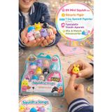 Squishmallows Squish-a-Longs Seri 3 8'li Mini Figür Seti 2.5 CM Sürpriz Figür Yüzük 2 Aksesuar