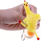 Squishy Yumurtlayan Tuk Anahtarlık