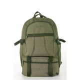 Sr-03 Unisex Kanvas Kumaş Laptop Bölmeli Outdoor Sırt Çantası Dağcı Sırt Çantası Escp01 Haki