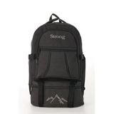 Sr-03 Unisex Kanvas Kumaş Laptop Bölmeli Outdoor Sırt Çantası Dağcı Sırt Çantası Escp01 Siyah