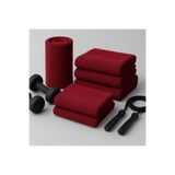 S&R 1 Adet 50x90 cm El ve Yüz havlusu Berber Havlusu Sporcu Havlusu Bordo
