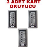 SR-200 Mf-W IP68 Su Geçirmez Mifare Kartlı ve Şifreli Geçiş Sistemi Rfıd Kart Okuyucu 13.56 Mh