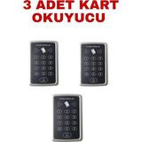 SR-204 Em Max Kartlı ve Şifreli Geçiş Sistemi Proximity Rfıd Kart Okuyucu 125 Khz 12/24V Ac/dc - Genel - Çok Renkli