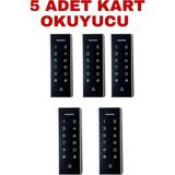 SR-205 Em Kartlı ve Şifreli Geçiş Sistemi Proximity Rfıd Kart Okuyucu 125 Khz 5 Adet - Genel