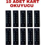SR-205 Mf Mifare Kartlı ve Şifreli Geçiş Sistemi Rfıd Kart Okuyucu 13.56 Mhz 10 Adet - Genel