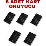SR-208 Em Kartlı ve Şifreli Geçiş Sistemi Rfıd Proximity Kart Okuyucu 125 Khz 2000 Kullanıcı - Genel