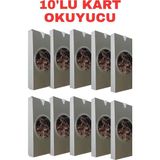 SR-209 Mf-W Mifare Kart Okuyucu 13.56 Mhz IP68 Metal Kasa 10000 Kullanıcı Kapasiteli Geçiş Kontr - Çok Renkli