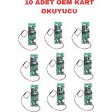 SR-230 Em Oem Proximity Kart Okuyucu Modülü 125 Khz Wiegand Out Rfıd Okuyucu 10 Adet
