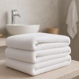 S&R 3 Adet 90x150 Cm Beyaz Otel Banyo Havlusu 620 Gram - 90 x 150 cm