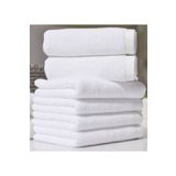 S&R 6 Adet 30x50 Cm Lüx Beyaz Otel Havlusu %100 Pamuk El-yüz-traş Havlusu Misafir Havlusu 80 gr