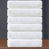 S&R 6 Adet 70x140 Cm Beyaz Otel Banyo Havlusu 460 Gram - 70 x 140 cm