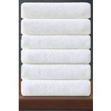 S&R 6 Adet 70x140 Cm Beyaz Otel Banyo Havlusu 460 gram Hotel Collection