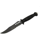 Sr S008B Lejyoner Tırtıklı Outdoor Bıçağı 29 cm - Kauçuk Sap, Perçinli - Lisinya - 001-Renkli