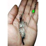 Sr Sazanrig Karides Shrimp Yapay Silikon Balık Yemi Fosforlu Kancalı 8.5 cm 6 gr - ŞEFFAF