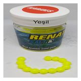 Sr Sazanrig Renat Carp Renatbait Deniz ve Tatlı Su Levrek Çupra Alabalık Silikon Yem Karides Kokulu 6 mm (90 Adet) - yeşil
