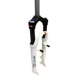 Sr Suntour Xcr 26" Jant Kilitlenebilir Bisiklet Maşası 1-1/8 Qr Amortisörlü Maşa V-Fren Disk Fren Beyaz
