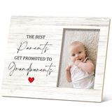 SRADMO Büyükanne ve Büyükbaba Resim Çerçeveleri, Torunlar Fotoğraf Çerçevesi, En İyi Ebeveynler Büyükanne ve Büyükbabalara Terfi Edilir Resim Çerçevesi, Bebek Büyükbaba Büyükanne Fotoğraf Çerçevesi