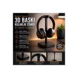 Src 3D Modern Tasarımlı 3D Baskı Kulaklık Standı – Masaüstü Kulaklık Tutucu ve Organizer
