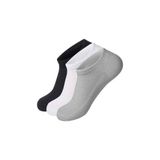 SRC 4 Çift Farklı Renklerde Erkek Sneakers Görünmez Kisa Patik Çorap - Standart - Renkli