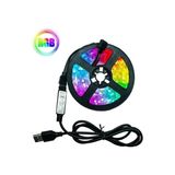 Src Aydınlatma Tv Arkası Rgb Şerit LED Monitör Masa Aydınlatma Usb'li 3m - 3 m