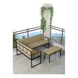 Src Serisi Balkon, Bahçe, Cafe, Köşe Takımı, Balkon Köşe Takımı - Puflu - Cappucino