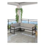 Src Serisi Balkon, Bahçe, Cafe, Köşe Takımı, Balkon Köşe Takımı - Pufsuz - Açık Gri