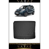 Srcmats Fiat Fiorino 2021 Model Halı Zeminli Araca Özel 3D Bagaj Havuzu