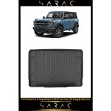 Srcmats Ford Bronco 4 Kapı Halı Zeminli 2024 Model Araca Özel 3D Bagaj Havuzu