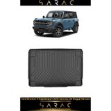 Srcmats Ford Bronco Sport Halı Zeminli 2021 Model 3D Bagaj Havuzu