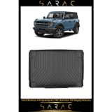 Srcmats Ford Bronco Sport Halı Zeminli 2024 Model Araca Özel 3D Bagaj Havuzu