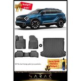 Srcmats Kia Sportage 2022 Sonrası 3D Havuzlu Paspas | Prestige & Bagaj Havuzu Seti+ - Siyah