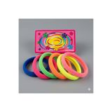 Srctech Orta Boy Lüx Kalite Havlu Lastik Toka 6'lı Neon Renkler 5 cm