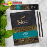 Sree Vani Basil (Fesleğen) Kokusu Magical Manifest Sanatsal Doğal El Yapımı Premium Kalite Tütsü - 1 Adet