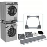 Srfn Ticaret Çamaşır ve Kurutma Makinesi Birleştirme Aparatı (Inox/gri Model Uyumlu) - Adet