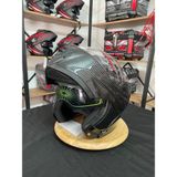 SRKOC Çene Açılır Parlak Karbon Kask - XL