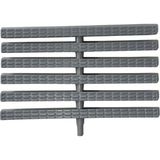 Srt Havuz Savak Izgarası Tek Geçme (19.5 Cm) 10 Metre - Kaydırmaz - Gri