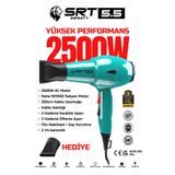 SRT Infinity 2500 W Fön Makinesi & Saç Kurutma Turbo Professional Seri 2.5m Uzun Kablolu İtalyan Motor Mavi