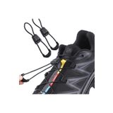 srtfootcare Akıllı Kilitli Outdoor Ayakkabı Bağcığı 120cm 1 Çift (SALOMON AYAKKABILARA UYUMLUDUR) Siyah