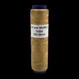 Srtfootcare Akr Yassı Mumlu Ip 0,5MMX100MT Mumlu Iplik Takı Deri Hobi Saraç Ipliği Çanta Ipi - Taba