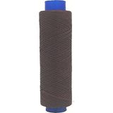 Srtfootcare Akr Yassı Mumlu Ip 1MMX100MT Mumlu Iplik Takı Deri Hobi Saraç Ipliği Çanta Ipi - Kahve 002