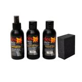 SRTfootcare Derby Deri Döşeme Ve Direksiyon Boyası 4 lü Set Standart Renkler (Siyah)