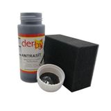 SRTfootcare Derby Mont, Direksiyon, Koltuk, Deri Eşya Boyası 100ml ve Siyah Sünger (Antrasit)