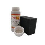 SRTfootcare Derby Mont, Direksiyon, Koltuk, Deri Eşya Boyası 100ml ve Siyah Sünger (Fildişi)