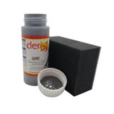 SRTfootcare Derby Mont, Direksiyon, Koltuk, Deri Eşya Boyası 100ml ve Siyah Sünger (Gri)