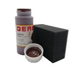 SRTfootcare Derby Mont, Direksiyon, Koltuk, Deri Eşya Boyası 100ml ve Siyah Sünger (Kahverengi)