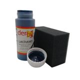 SRTfootcare Derby Mont, Direksiyon, Koltuk, Deri Eşya Boyası 100ml ve Siyah Sünger (Lacivert)