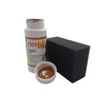 SRTfootcare Derby Mont, Direksiyon, Koltuk, Deri Eşya Boyası 100ml ve Siyah Sünger (Taba)