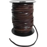 SRTfootcare Deri Ayakkabı Bağcığı 1 mt - Koyu Kahve